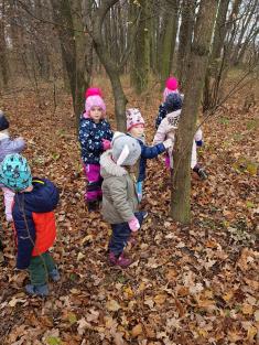 Stavění domečku pro skřítka Podzimníčka